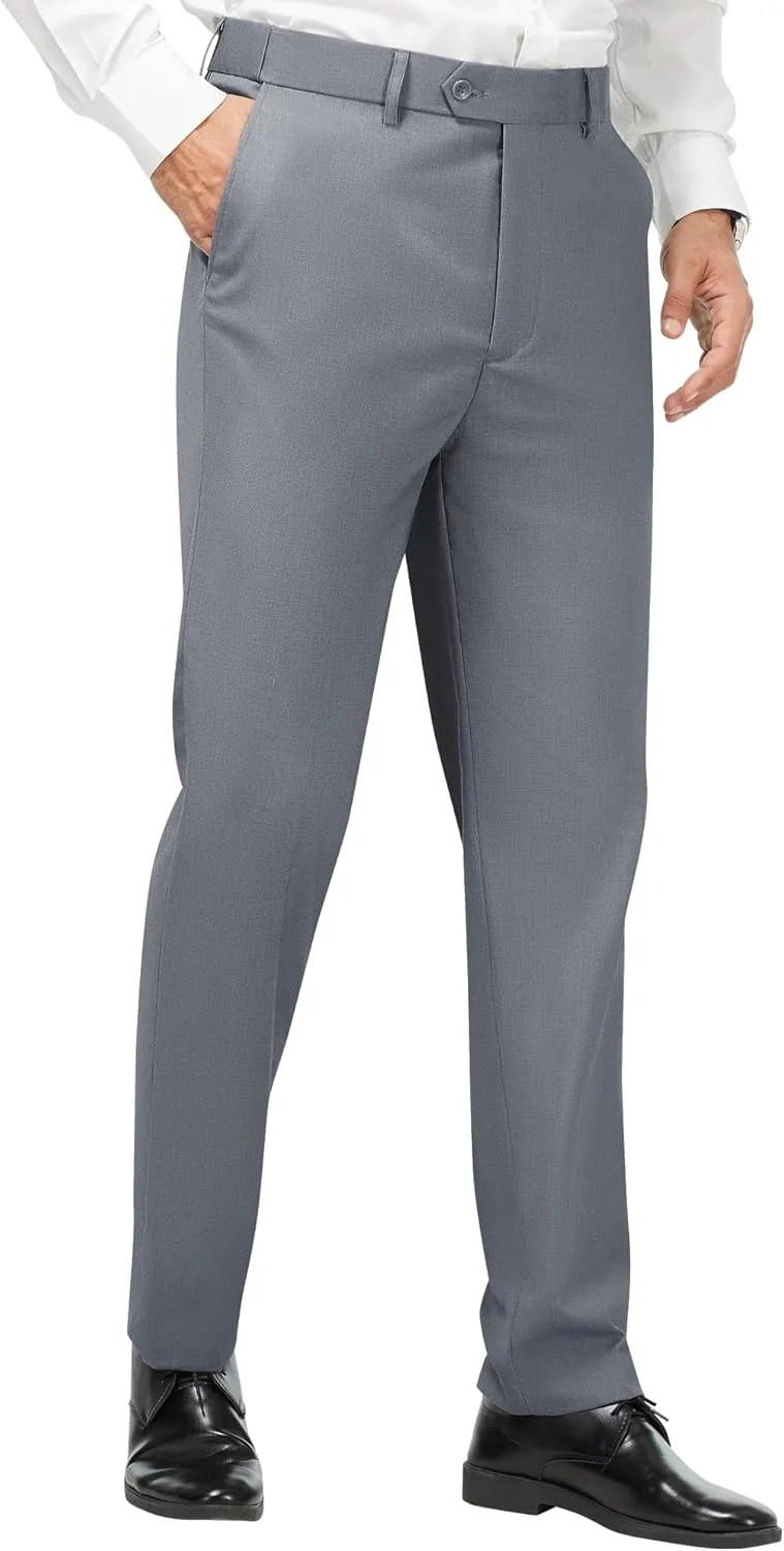MAGE MALE Men's Slim Fit Stretch Dress Pants Stylish Suit Pants Dress Slacks