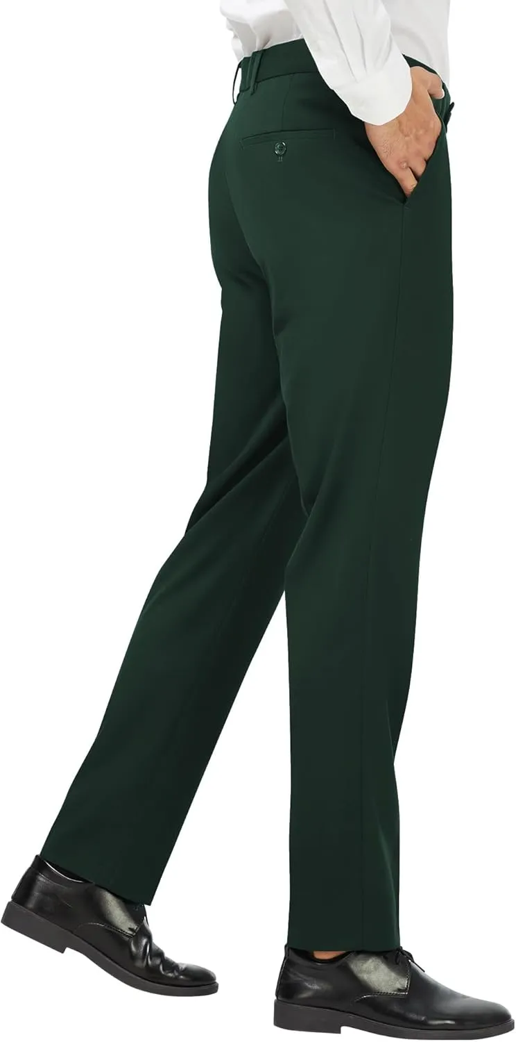 MAGE MALE Men's Slim Fit Stretch Dress Pants Stylish Suit Pants Dress Slacks