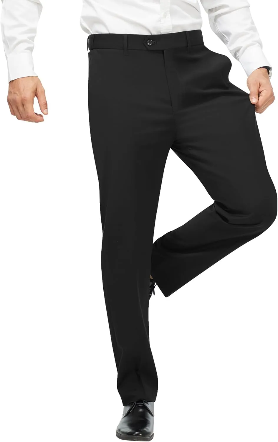 MAGE MALE Men's Slim Fit Stretch Dress Pants Stylish Suit Pants Dress Slacks