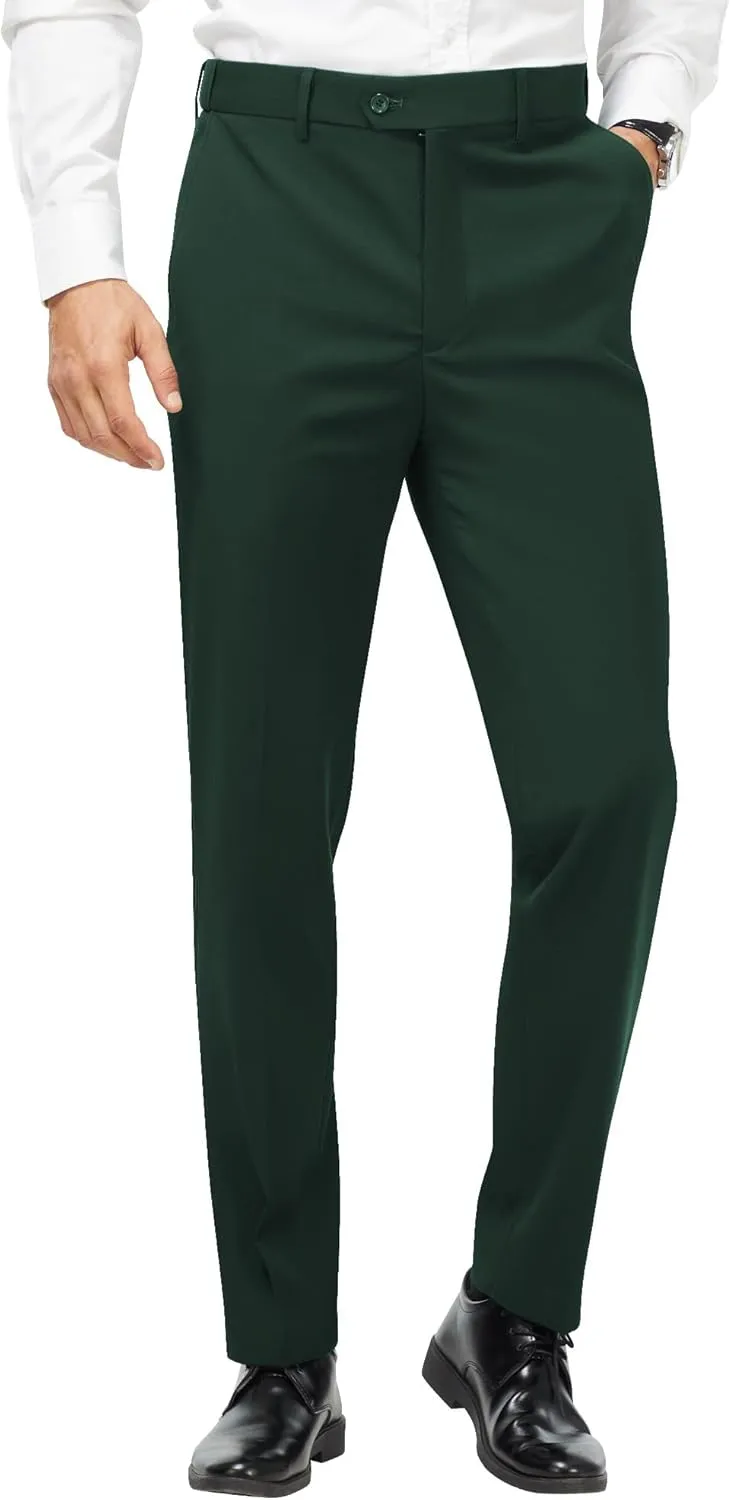 MAGE MALE Men's Slim Fit Stretch Dress Pants Stylish Suit Pants Dress Slacks
