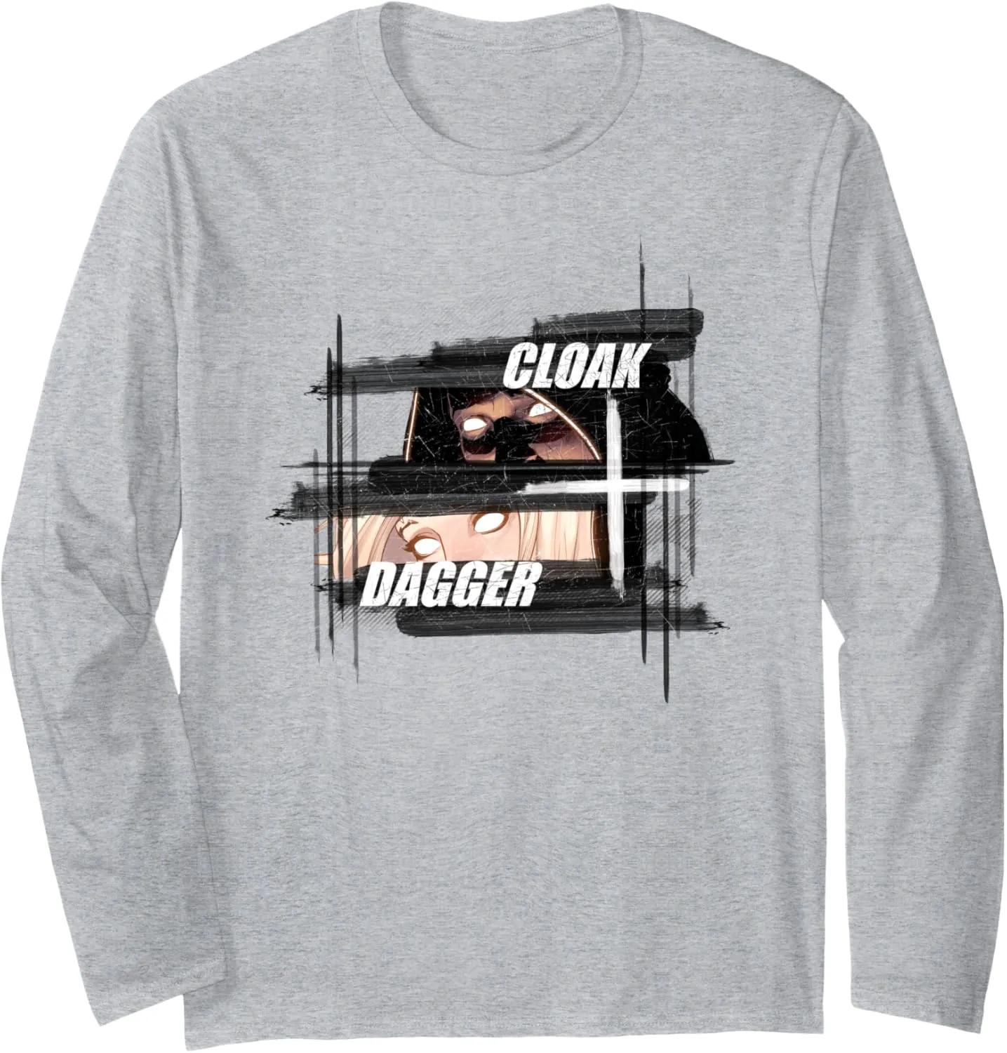 Marvel Cloak and Dagger Eyes Long Sleeve T-Shirt