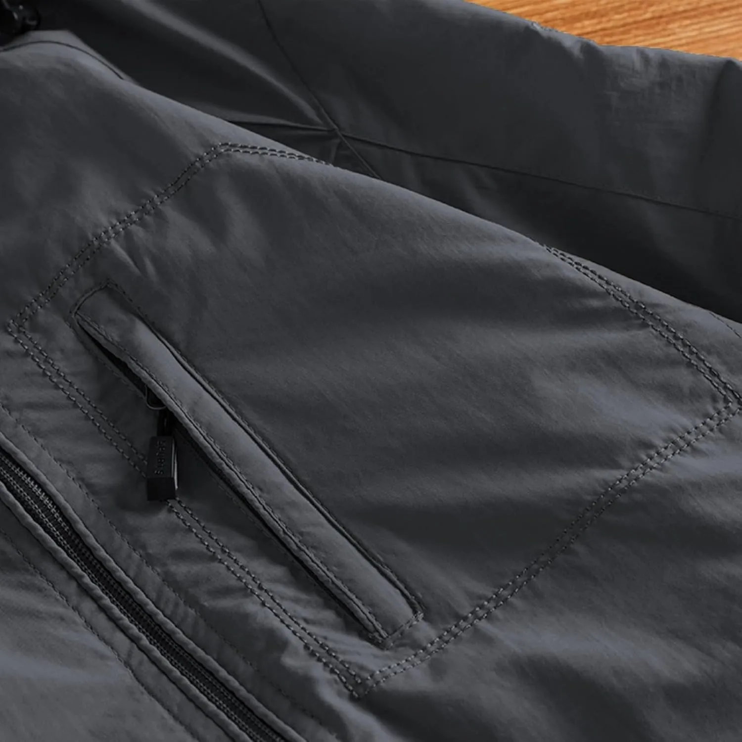 Men Lightweight Waterproof Jackets Running Travel Zip Hoodie 2024 Windbreaker with Hood Outdoor Raincoat for Hiking