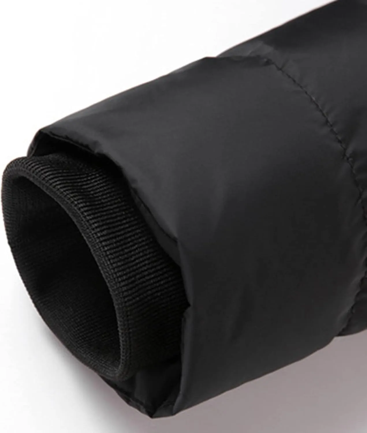 Mens Autumn and Winter Fashion Casual Solid Color Zipper Pocket Cotton Padded Jacket Coat Down Jacket for Men