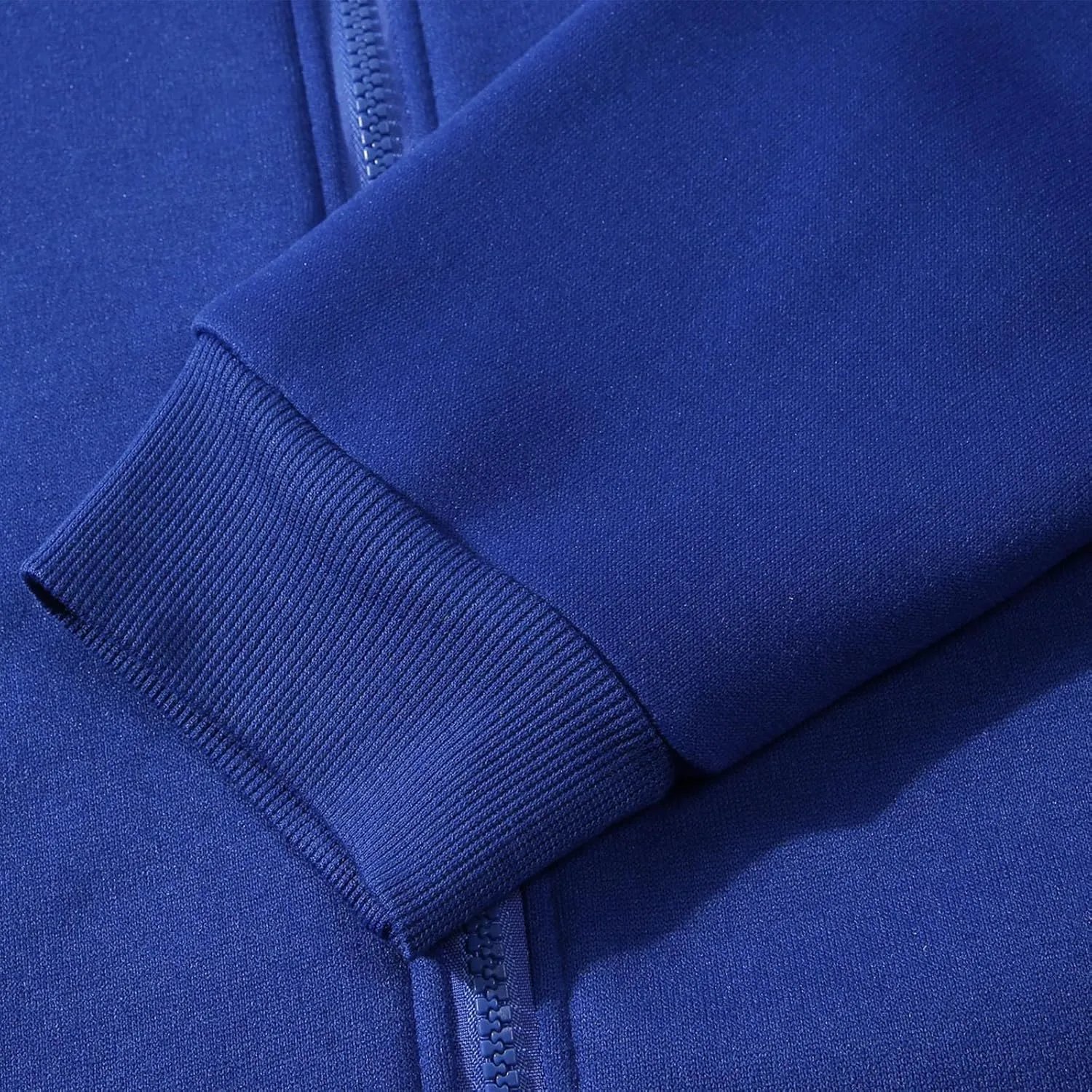 Mens Hoodies Casual Zip Up Outdoor Jackets Long Sleeve Running Workout Coats Trendy Solid Color Outwear With Pocket