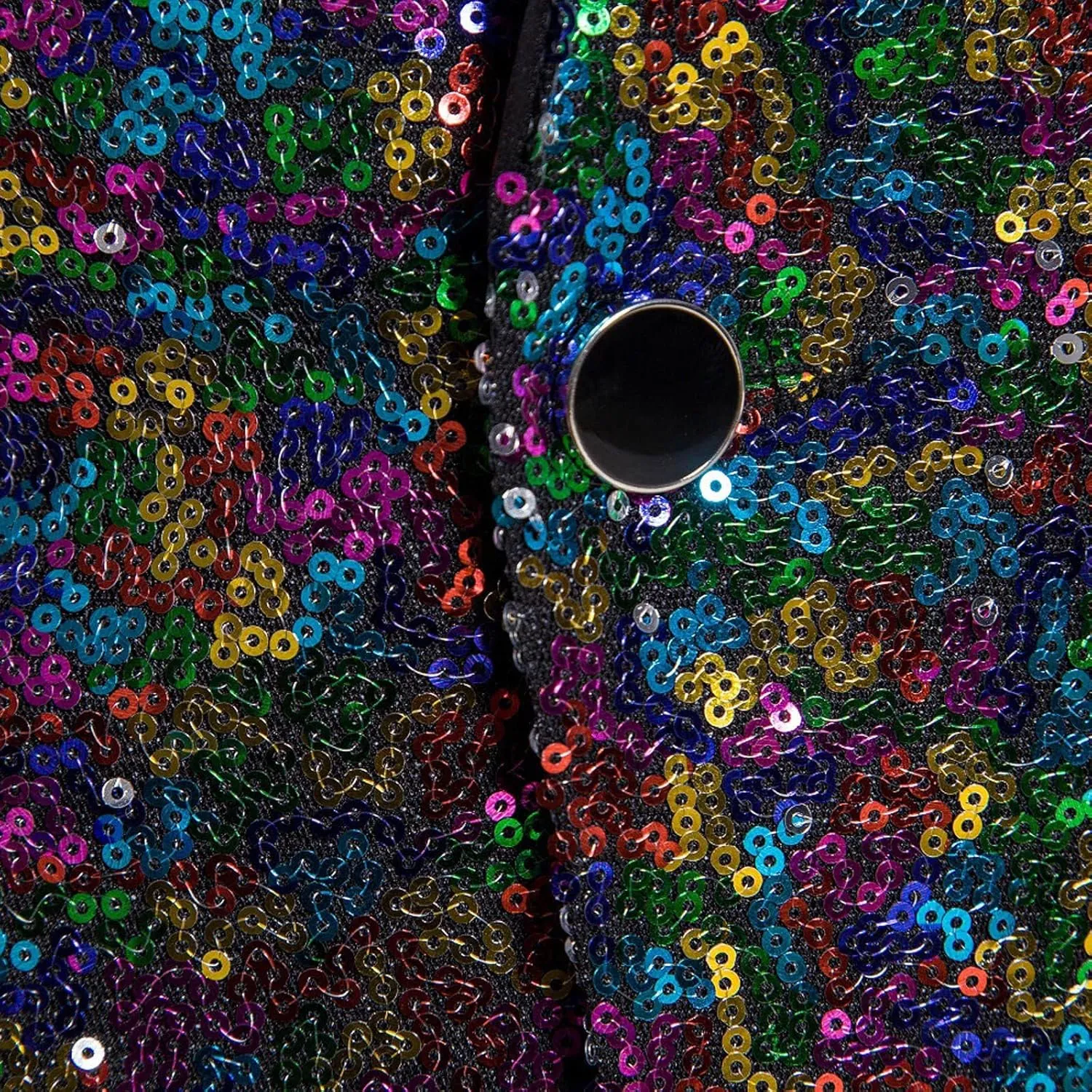 Mens Sequins Blazer 70s 80s Disco Suit Jacket Lapel Tuxedo Jackets for Party Wedding Prom, Shiny Christmas Outfits