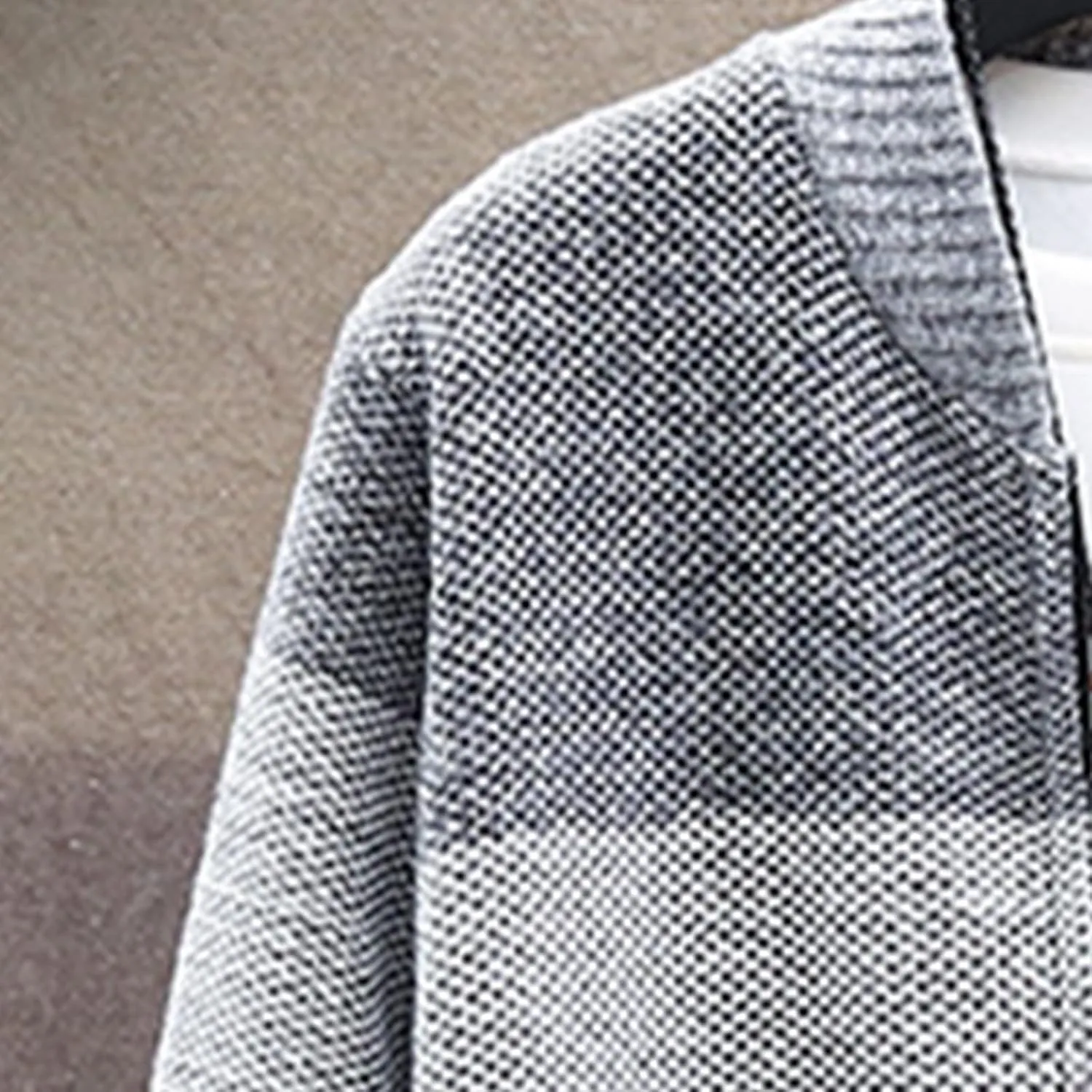 Mens Sweater Jackets Casual Stand Collar Knitted Sweater Cardigan Lightweight Fleece Lined Full Zip Knitwear Coat