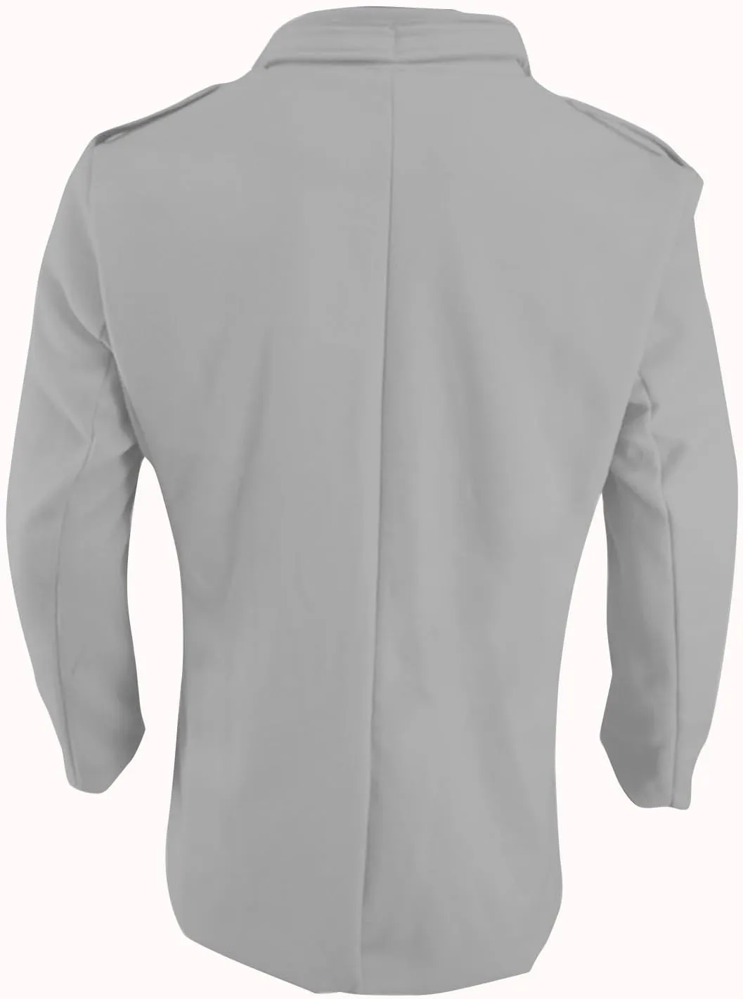 Men's Winter Single Breasted Long Jacket Wool Blend Notched Collar Trench Overcoat with Pockets