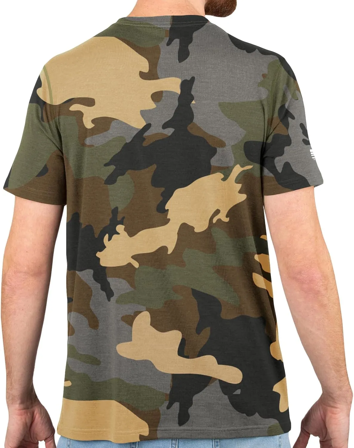 MERIWOOL Mens Merino Wool Short Sleeve T Shirt Lightweight Base Layer