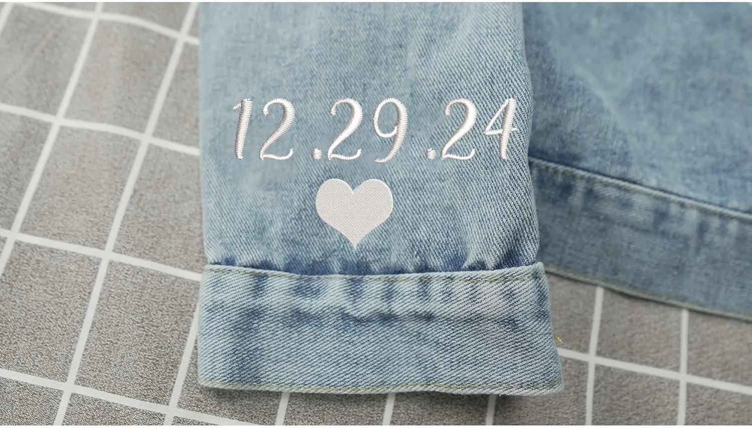 Noni Custom Bride Denim Jacket, Bride Jean Jacket, Future Mrs Jacket,Custom Personalized Jacket, Wedding Jean Jacket