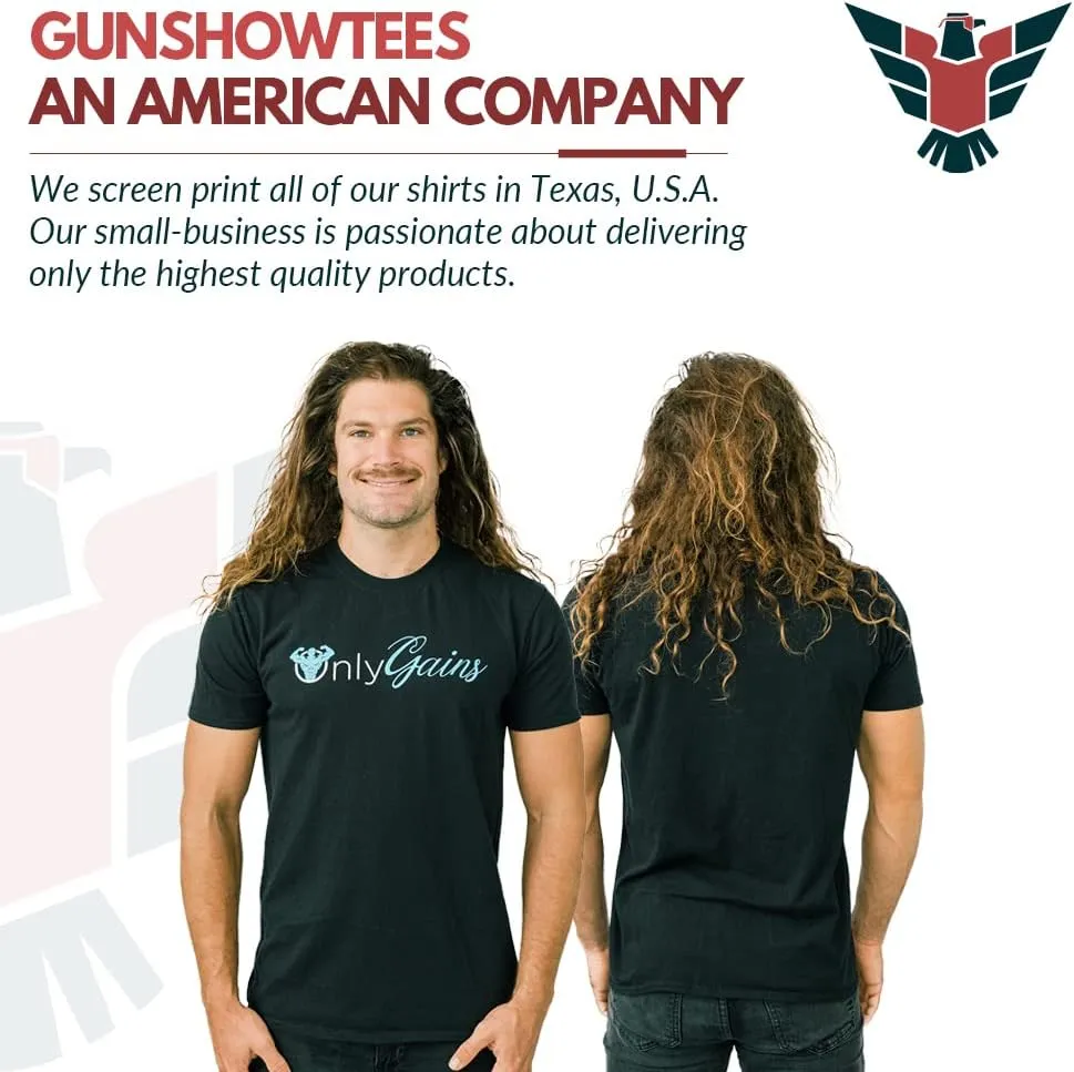 Only Gains | Funny Fitness Gift Shirt for Guys