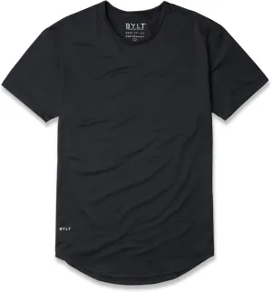 Performance Drop-Cut Men's T Shirt  Athletic Drop Cut Crewneck Tee  Moisture Wicking, Quick-Dry, Tapered Fit