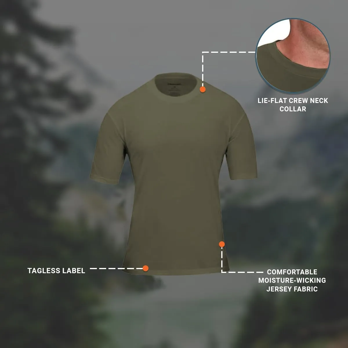 Propper Men's Pack3 Crew Neck Tee