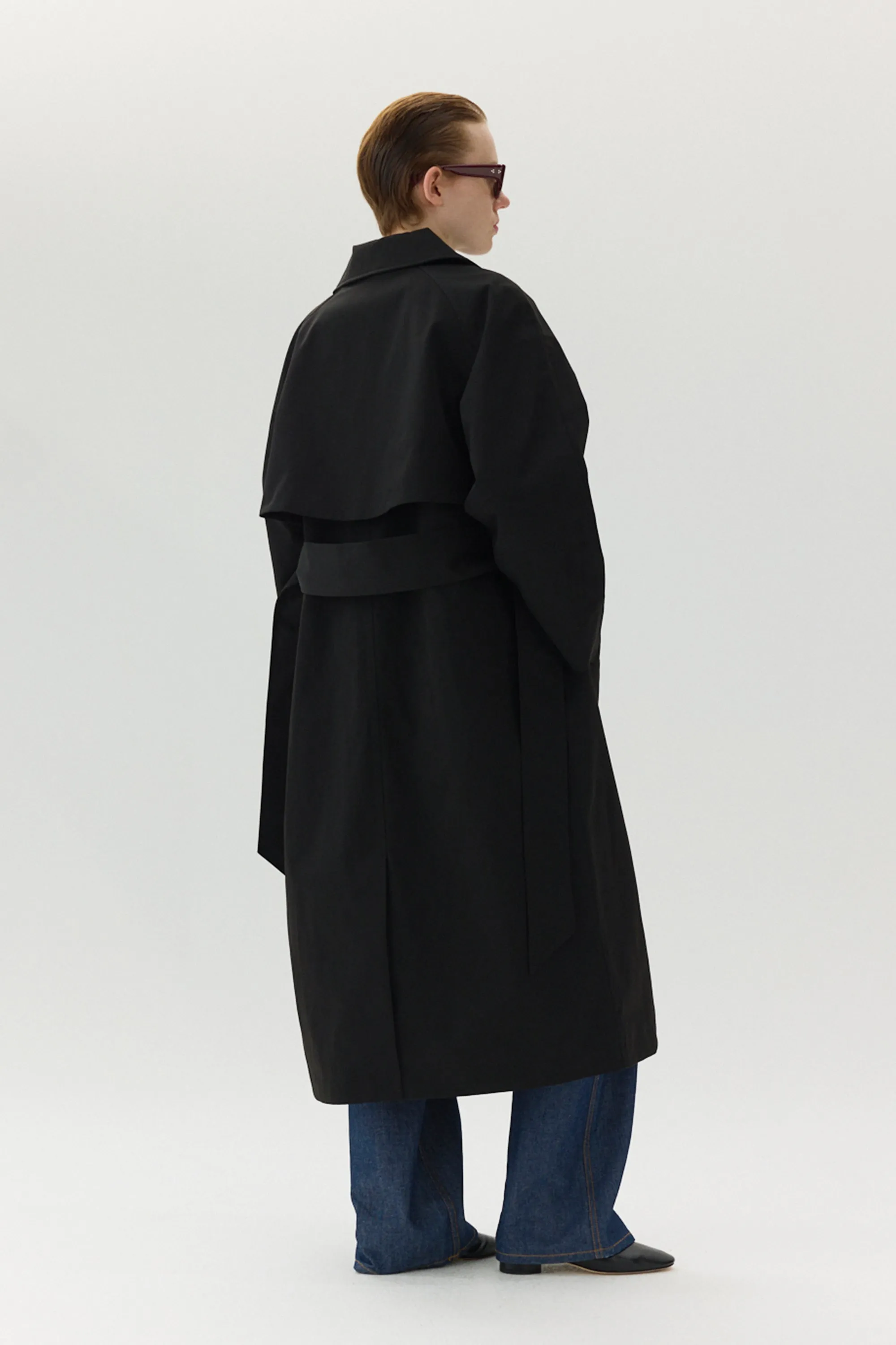 ROOMY TRENCH NIN SPIN AW24 BLACK
