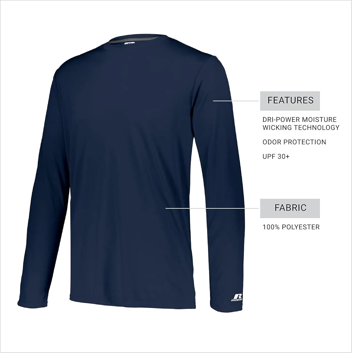 Russell Athletic Men's Long Sleeve Performance Tee