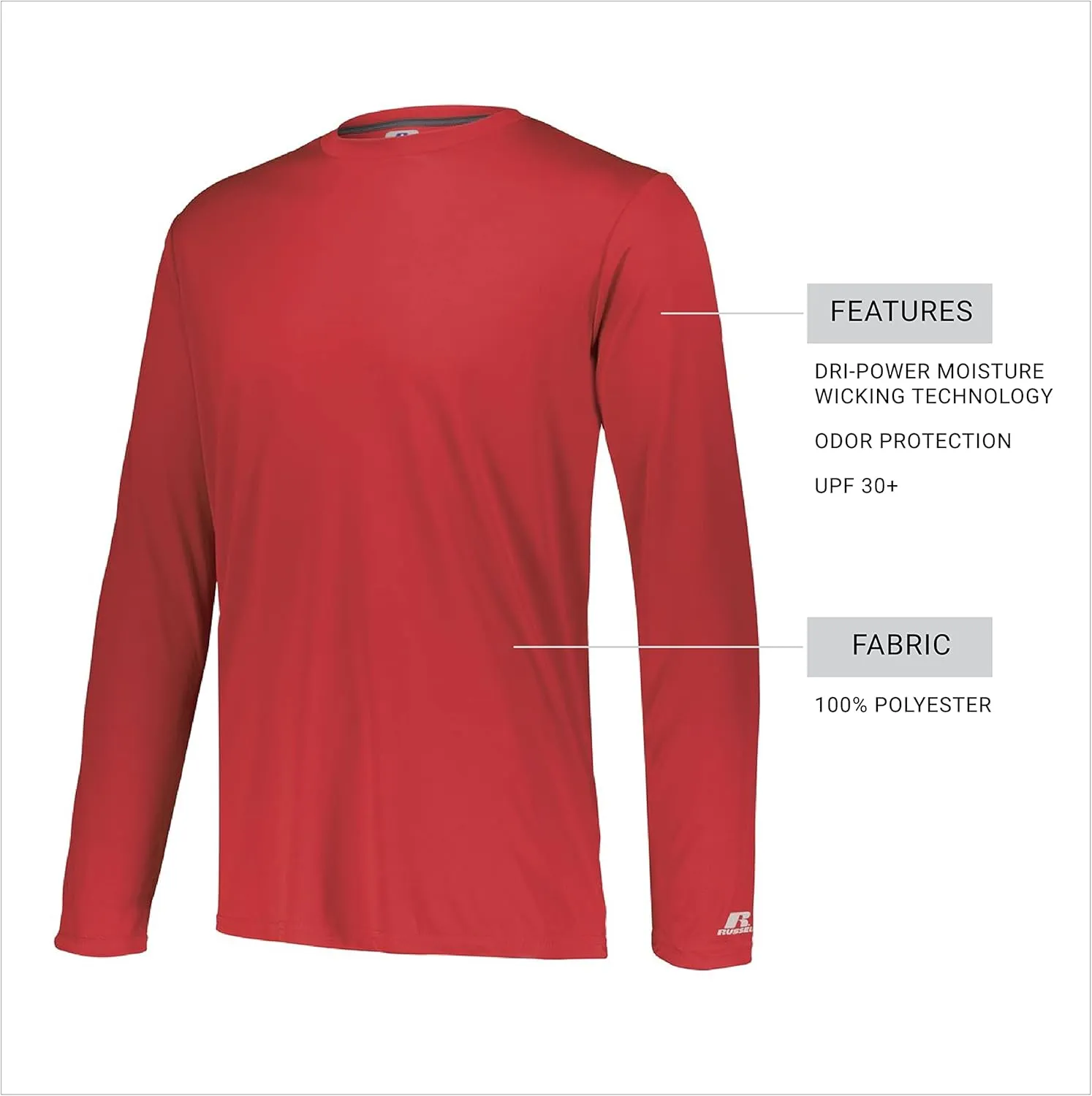 Russell Athletic Men's Long Sleeve Performance Tee