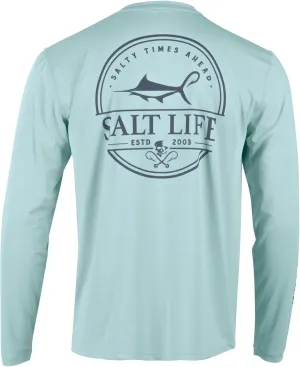 Salt Life Men's Dragnet SLX Long Sleeve Classic Fit Shirt