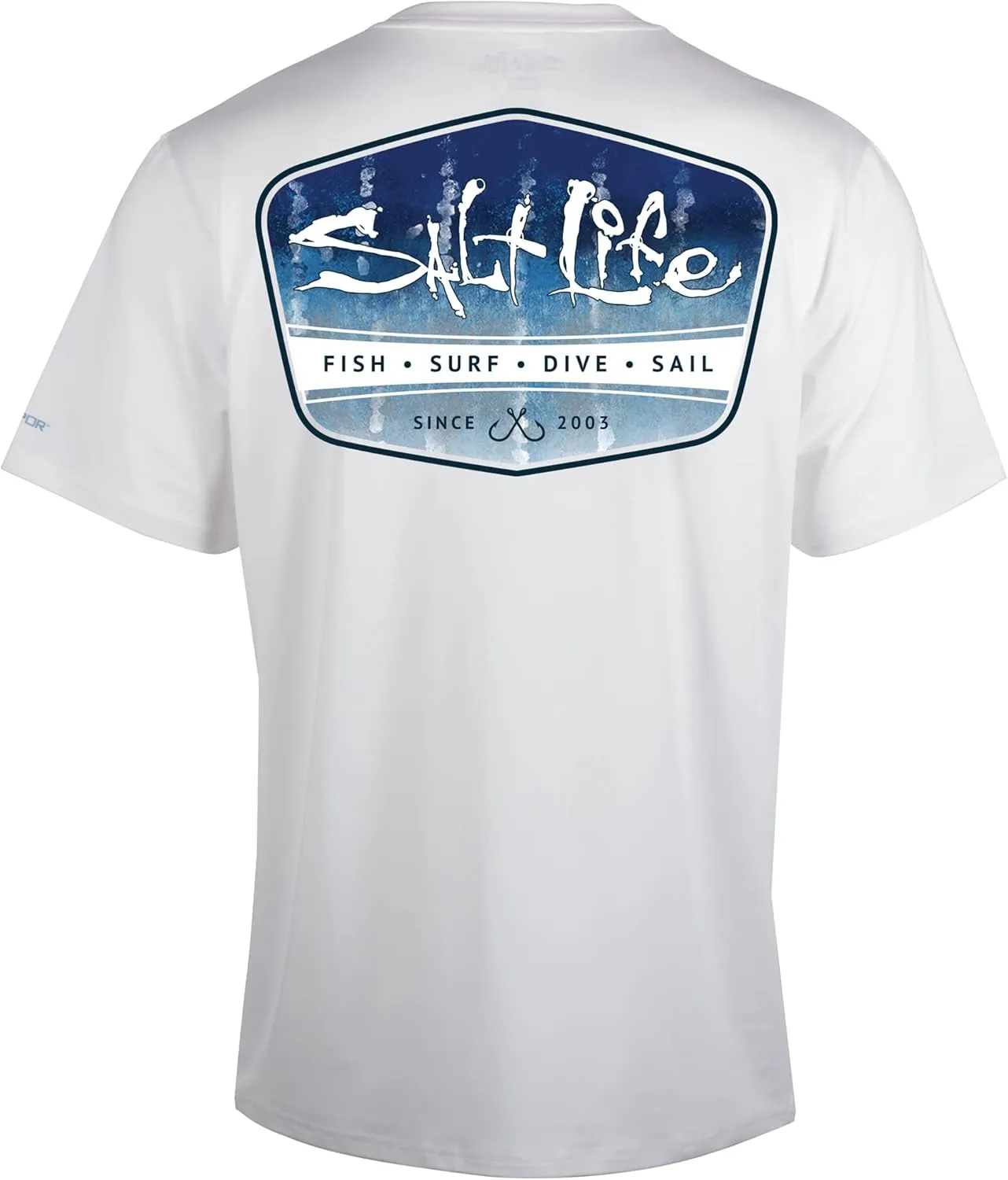 Salt Life Men's Marlin Fade Short Sleeve Performance Shirt