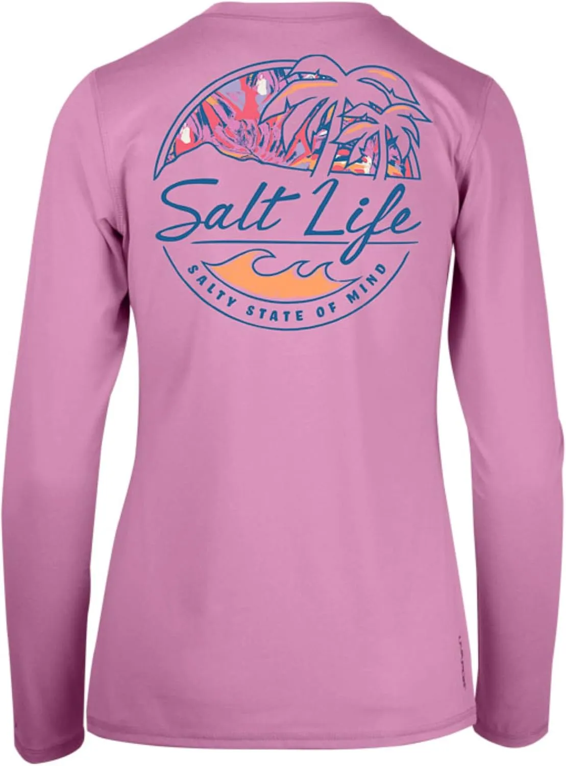 Salt Life Women's Shady Palms Long Sleeve Stretch Fit Shirt