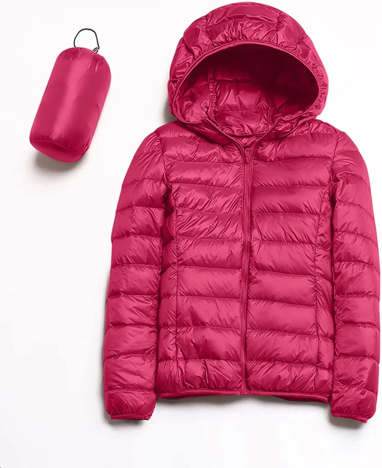 SHAOBGE Women's Packable Ultra Lightweight Jacket 2023 Winter Warm Slim Fit Duck Down Coats with Pockets Recycled Insulation