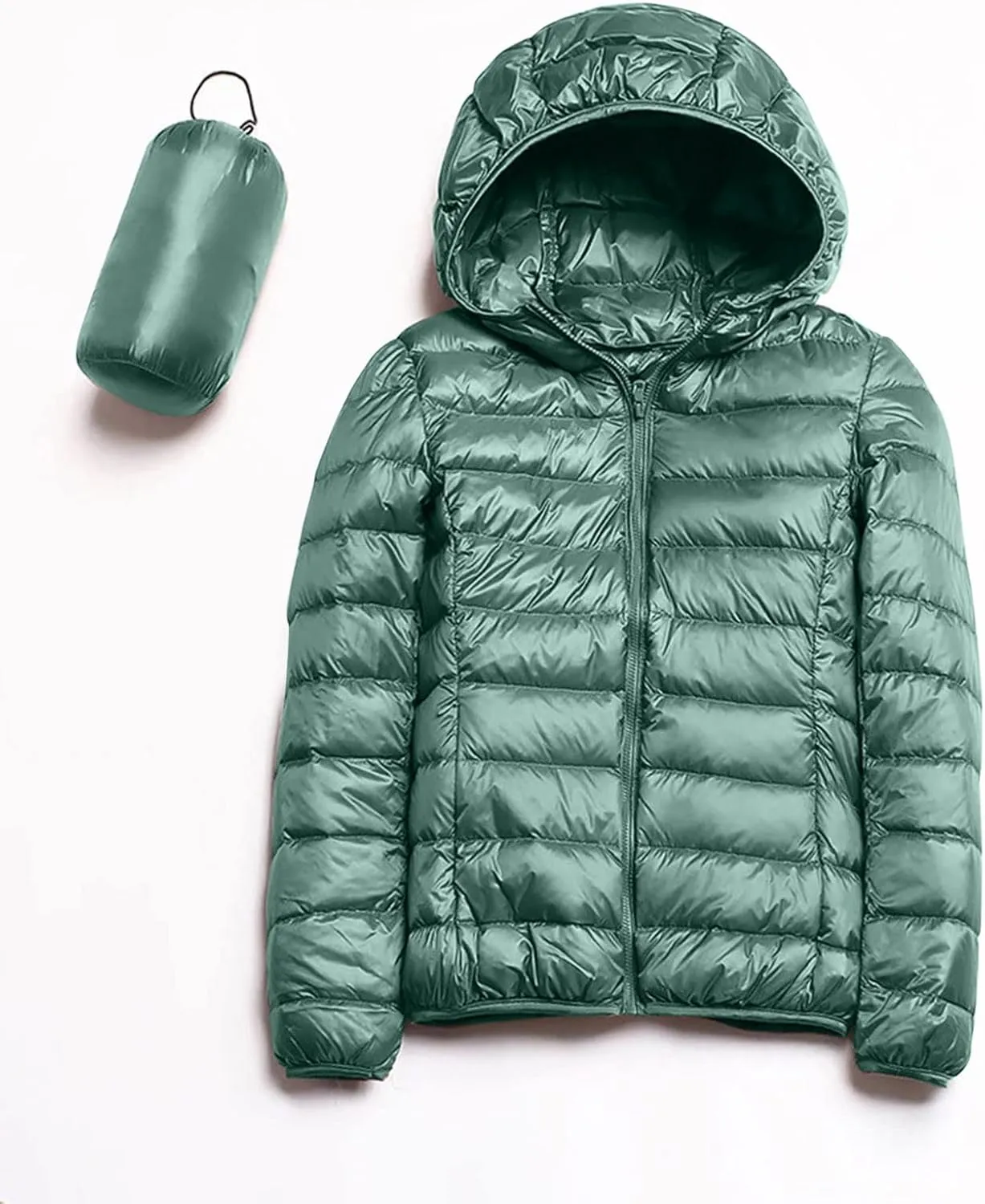 SHAOBGE Women's Packable Ultra Lightweight Jacket 2023 Winter Warm Slim Fit Duck Down Coats with Pockets Recycled Insulation