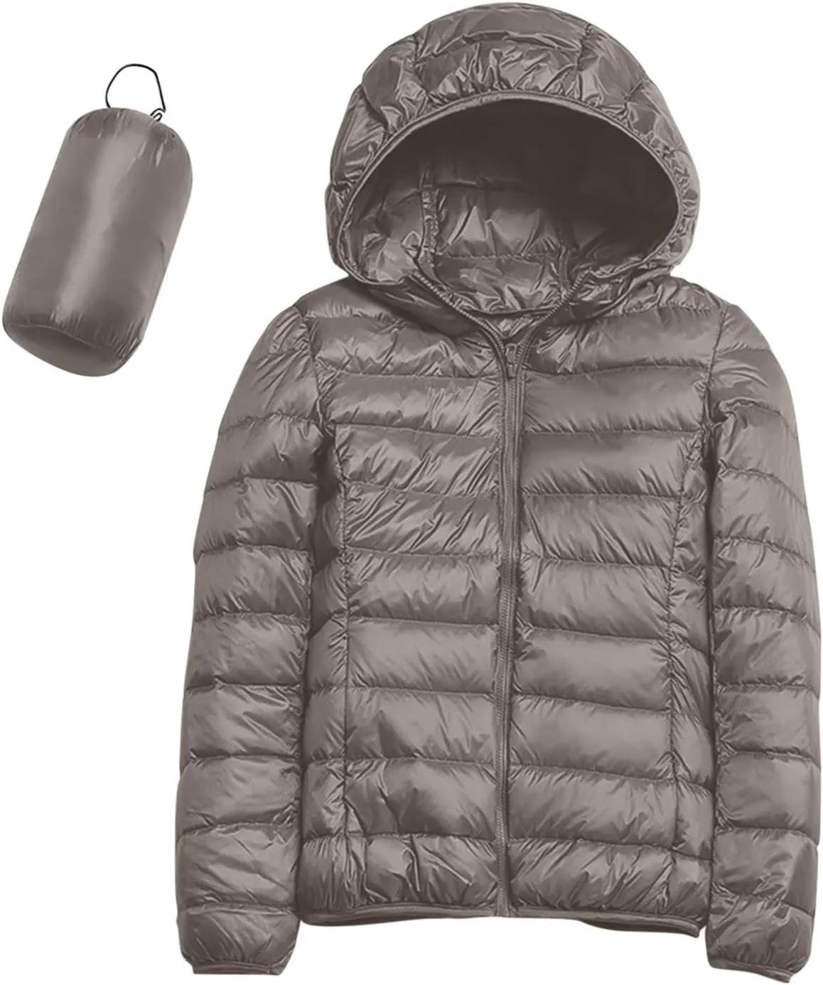 SHAOBGE Women's Packable Ultra Lightweight Jacket 2023 Winter Warm Slim Fit Duck Down Coats with Pockets Recycled Insulation