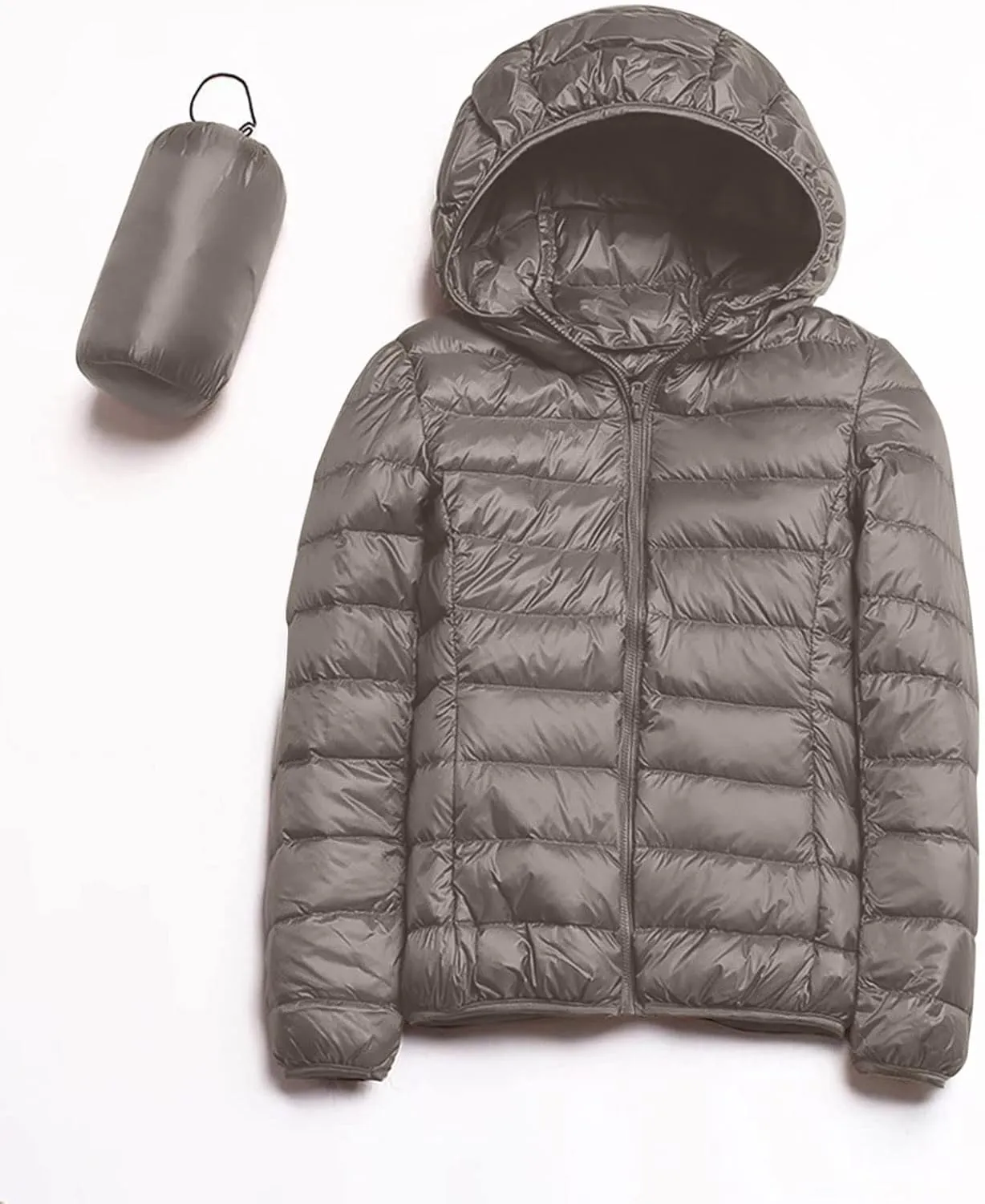 SHAOBGE Women's Packable Ultra Lightweight Jacket 2023 Winter Warm Slim Fit Duck Down Coats with Pockets Recycled Insulation