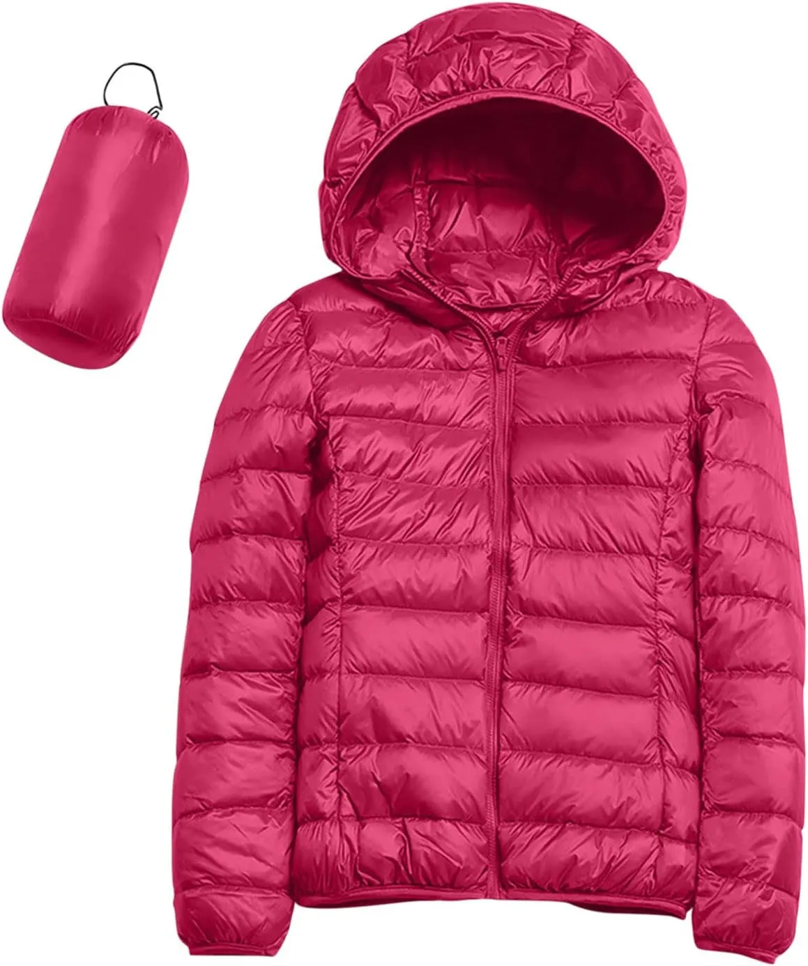 SHAOBGE Women's Packable Ultra Lightweight Jacket 2023 Winter Warm Slim Fit Duck Down Coats with Pockets Recycled Insulation