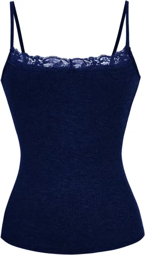 Spring/Summer Women's Y2K Sexy Slim Crop Top, Solid Color Threaded Camisole Top