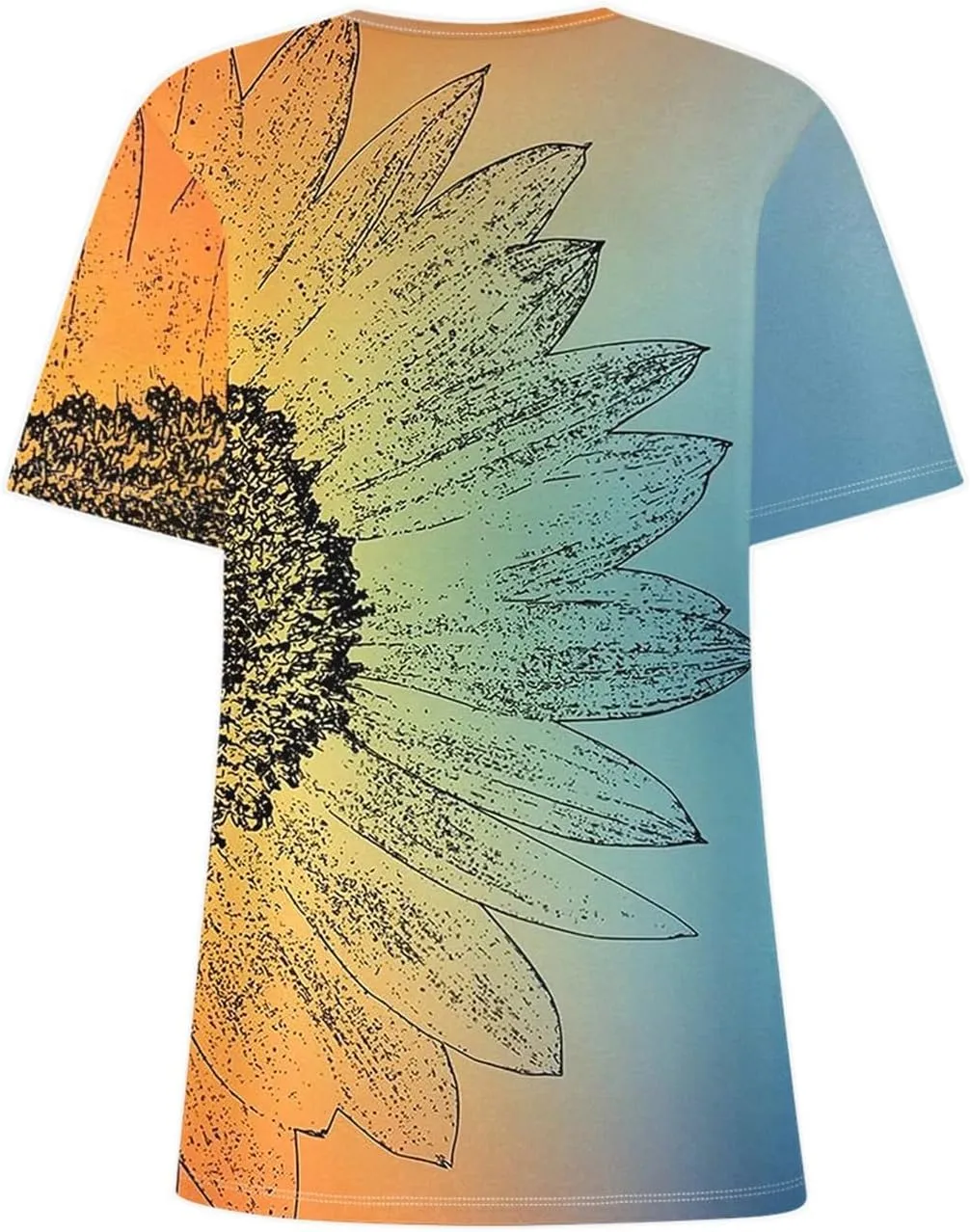 Square Neck Tops for Women Soft Cotton Short Sleeve Shirt Loose Fit Front Pleated Tops 2024 Trendy Summer Graphic Tee