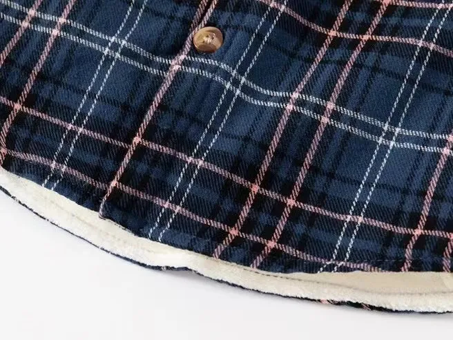 Steven Scotch Plaid Fleece Lined Shirt