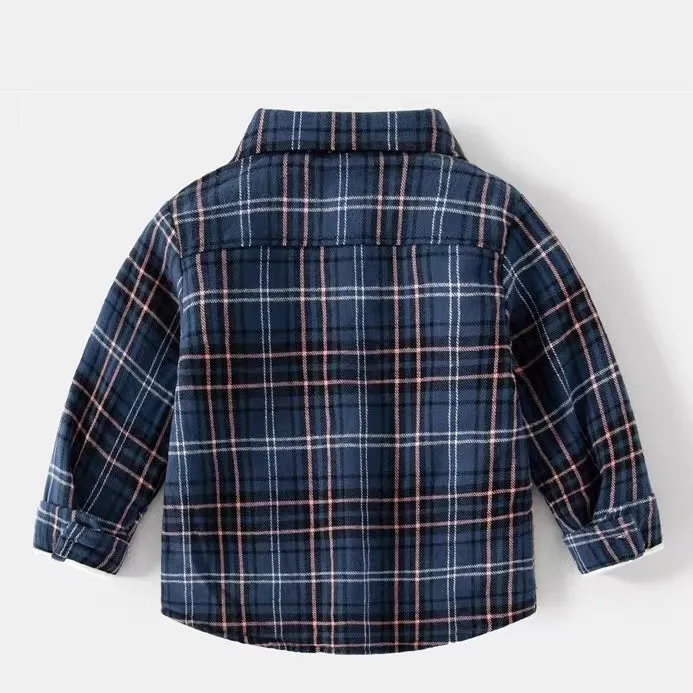 Steven Scotch Plaid Fleece Lined Shirt
