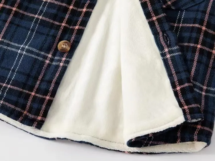 Steven Scotch Plaid Fleece Lined Shirt