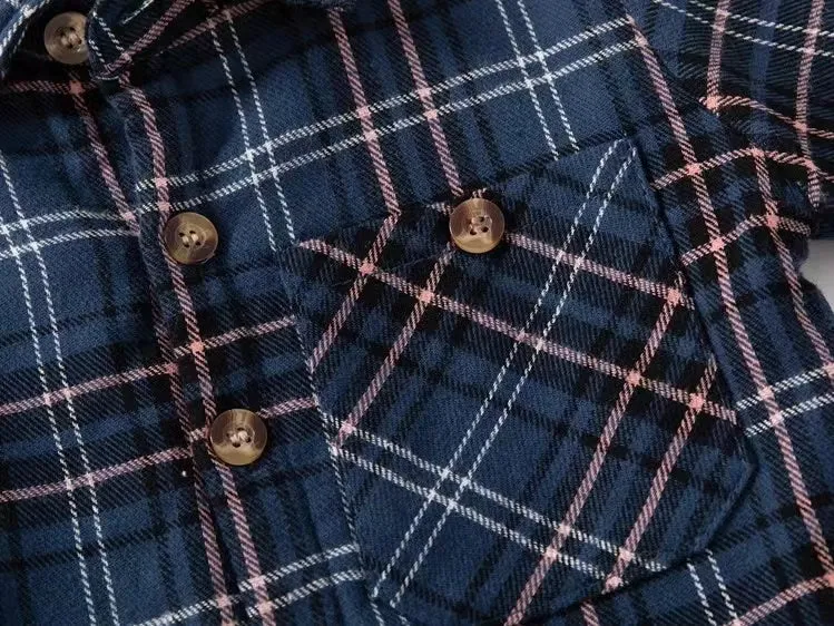 Steven Scotch Plaid Fleece Lined Shirt