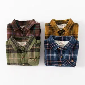 Steven Scotch Plaid Fleece Lined Shirt