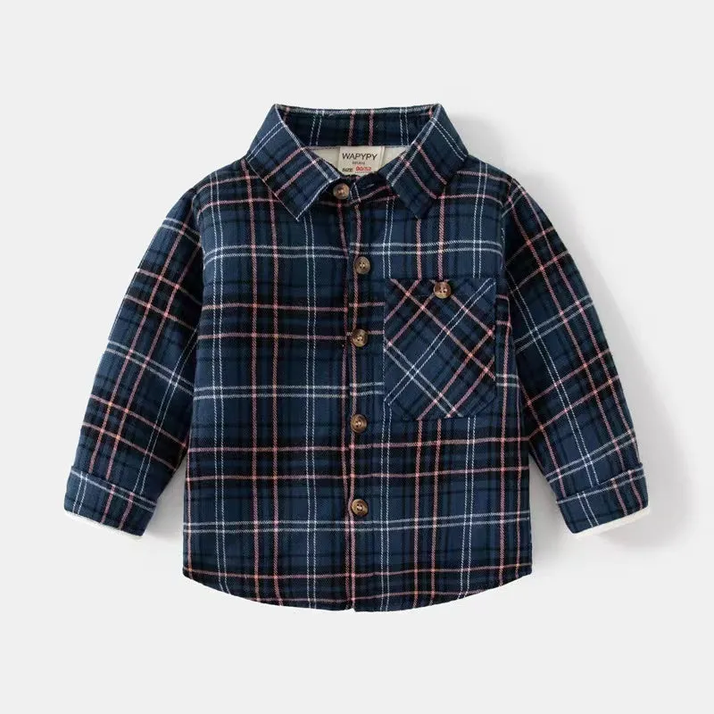 Steven Scotch Plaid Fleece Lined Shirt