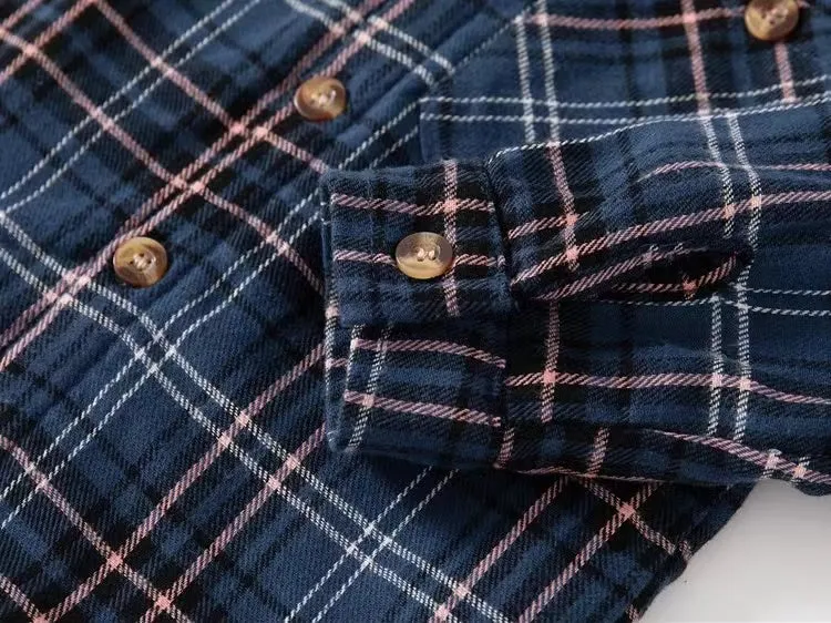 Steven Scotch Plaid Fleece Lined Shirt