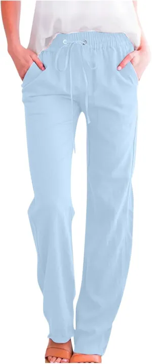 Sweater Wide Leg Pants Winter Velvet Work Slacks with Pockets Wide Leg Wide Leg