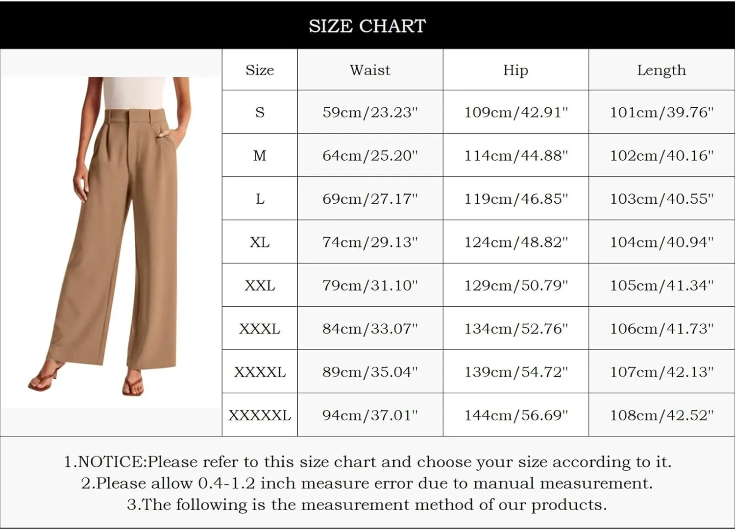 Sweatpants Women Business Summer Tummy Control Casual Solid High Waist Dress Pants Trouser Pants Comfortable Flowy