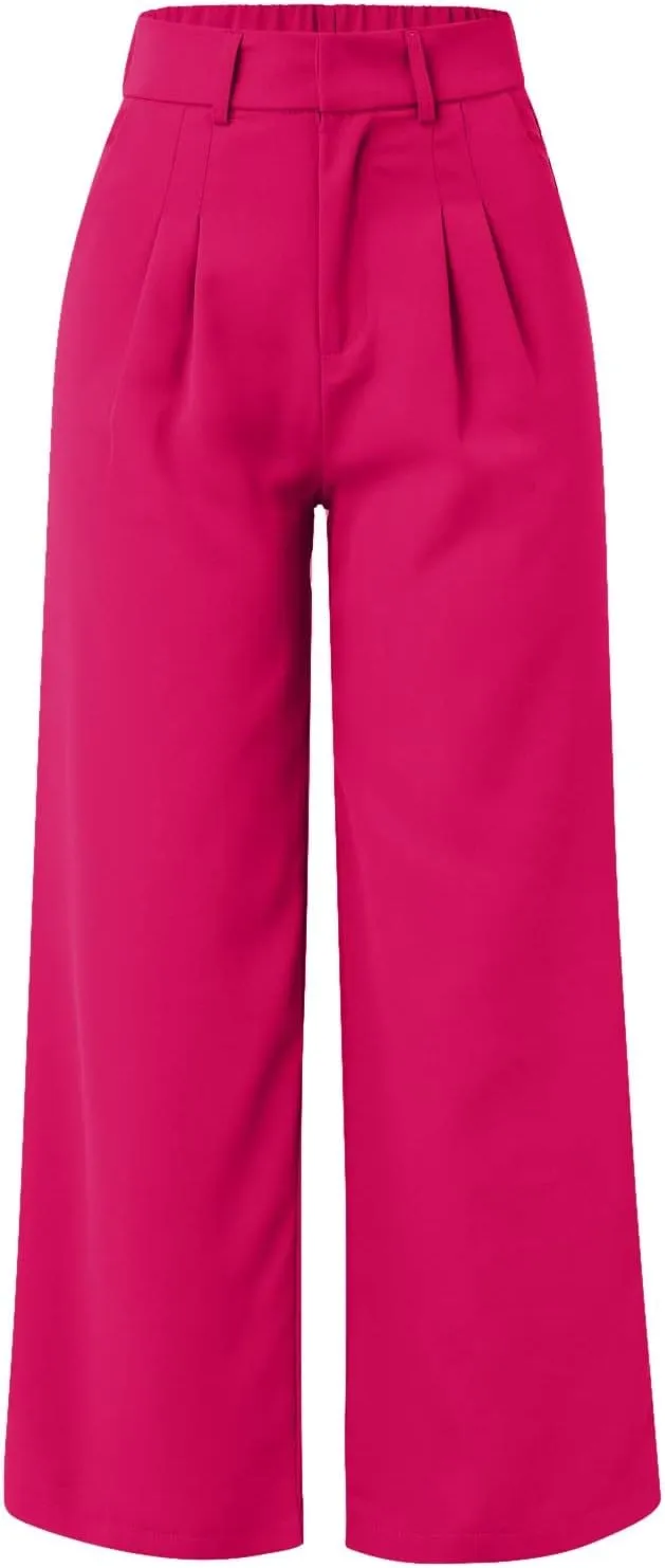 Sweatpants Women Business Summer Tummy Control Casual Solid High Waist Dress Pants Trouser Pants Comfortable Flowy