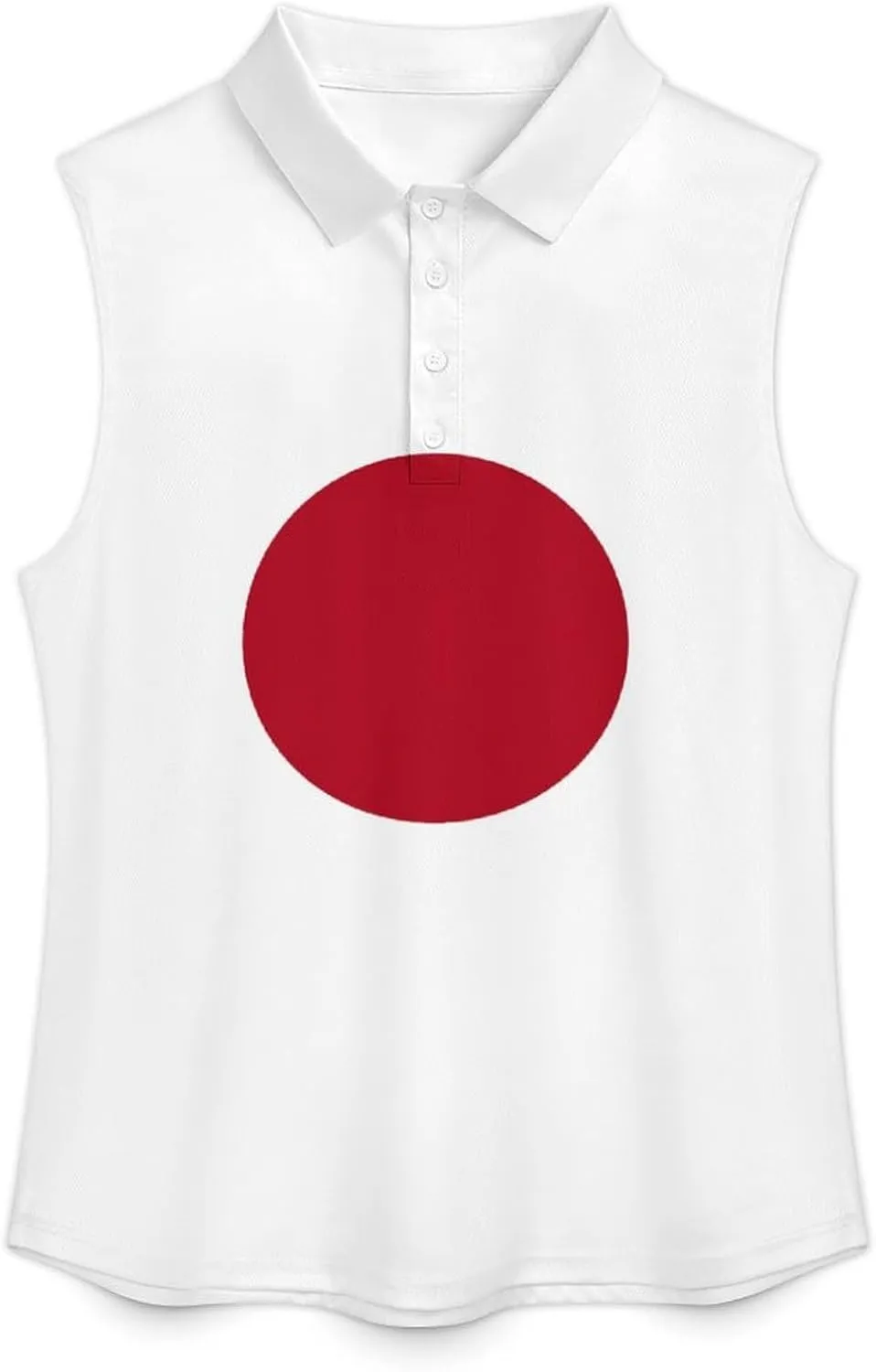 TAIZIYEAH Women's Sleeveless Top American Flag Loose PO-LO Tank Top Shirts Casual Pullover Blouse Shirts