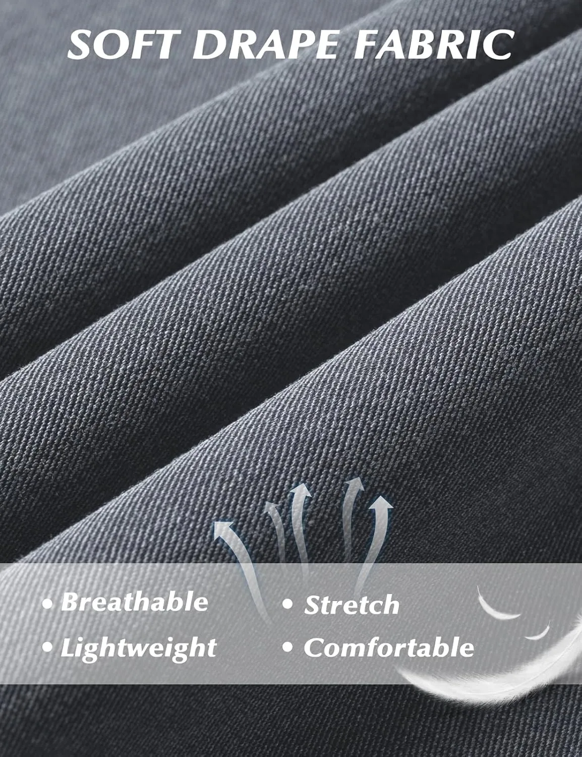 Tapata Women Wide Leg Pants High Waisted Dress Trousers Casual Elastic Pockets Business Work Slacks