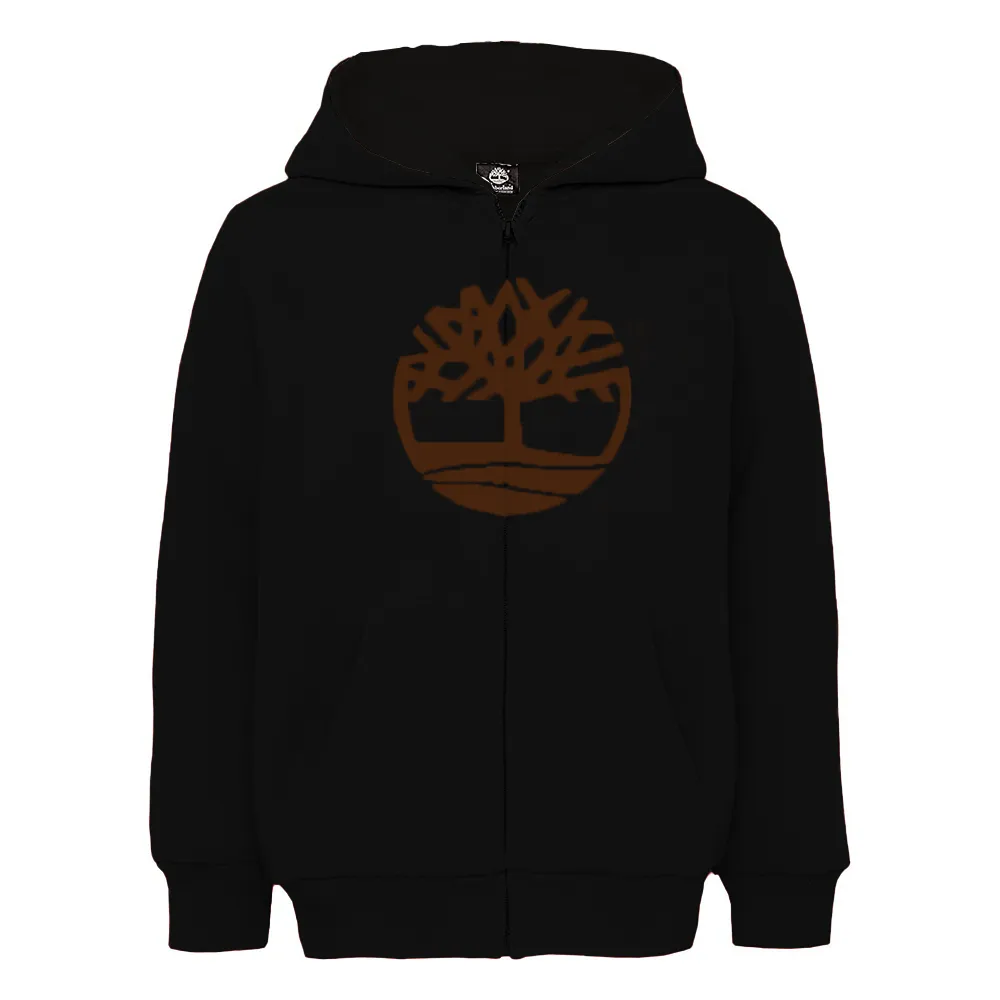 TBL Sherpa Cap Double Layer Black  Zipper Hoodie 10484