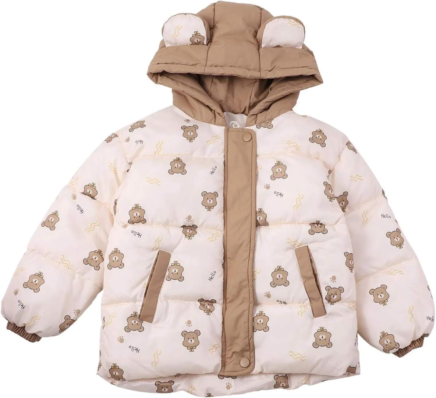 The Coat Boys Baby Girls Boys Winter Warm Thick Solid Cotton Long Sleeve Padded Jacket Coat Clothes