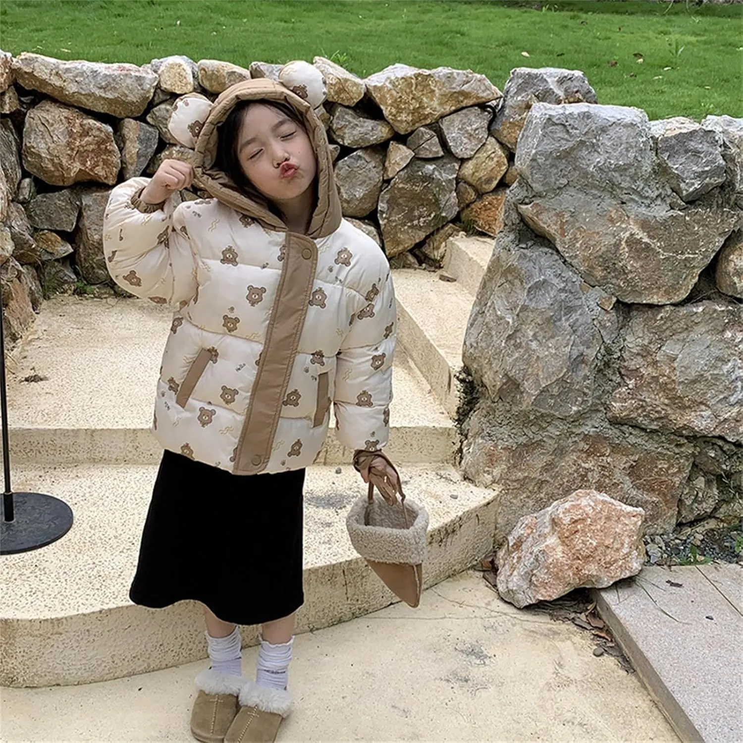 The Coat Boys Baby Girls Boys Winter Warm Thick Solid Cotton Long Sleeve Padded Jacket Coat Clothes