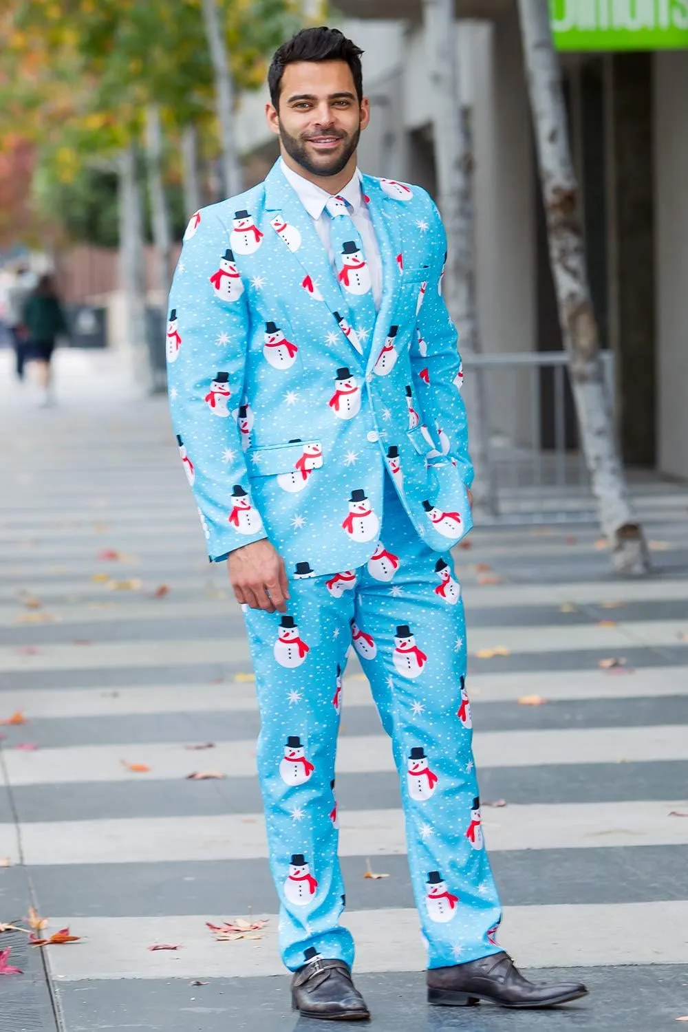 Tipsy Elves Men's Christmas Holiday Suit Pants - Ugly Christmas Sweater Inspired Slacks for Men