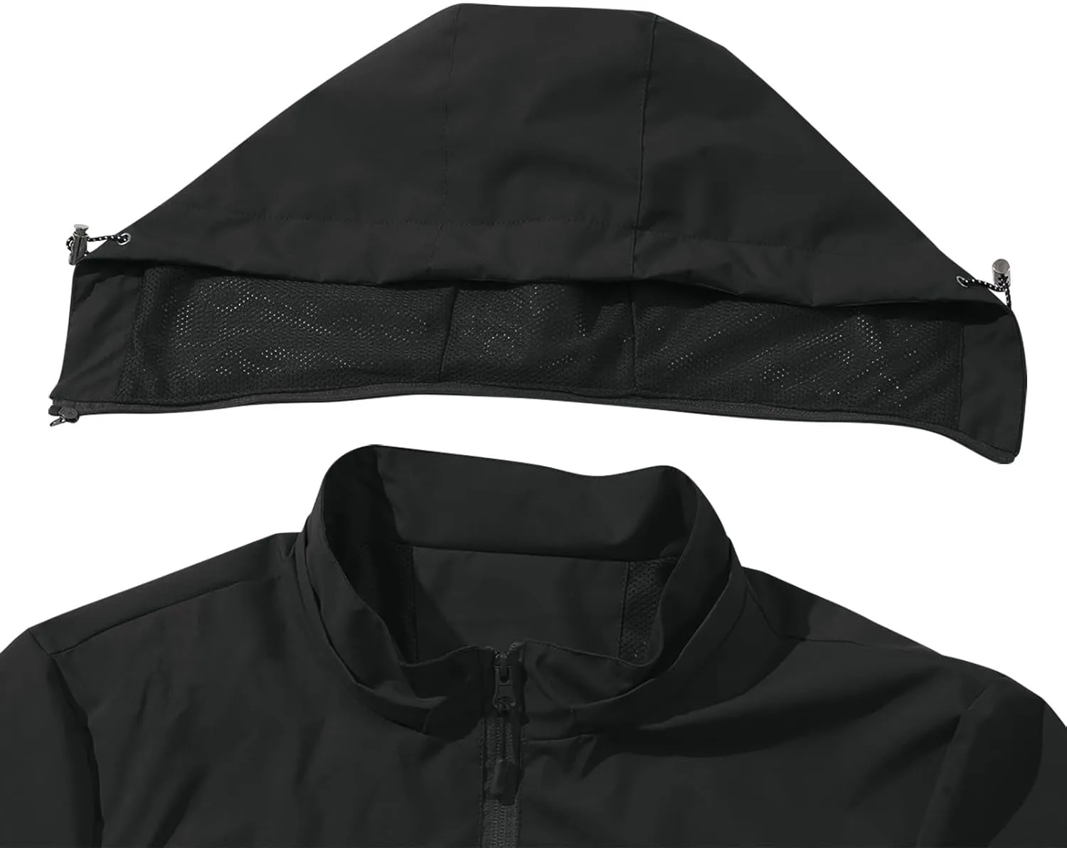 Trench Coat Women 2024 Fall Solid Lightweight Jackets Full Zip Puffer Jacket Long Sleeve Hooded Coats with Pockets