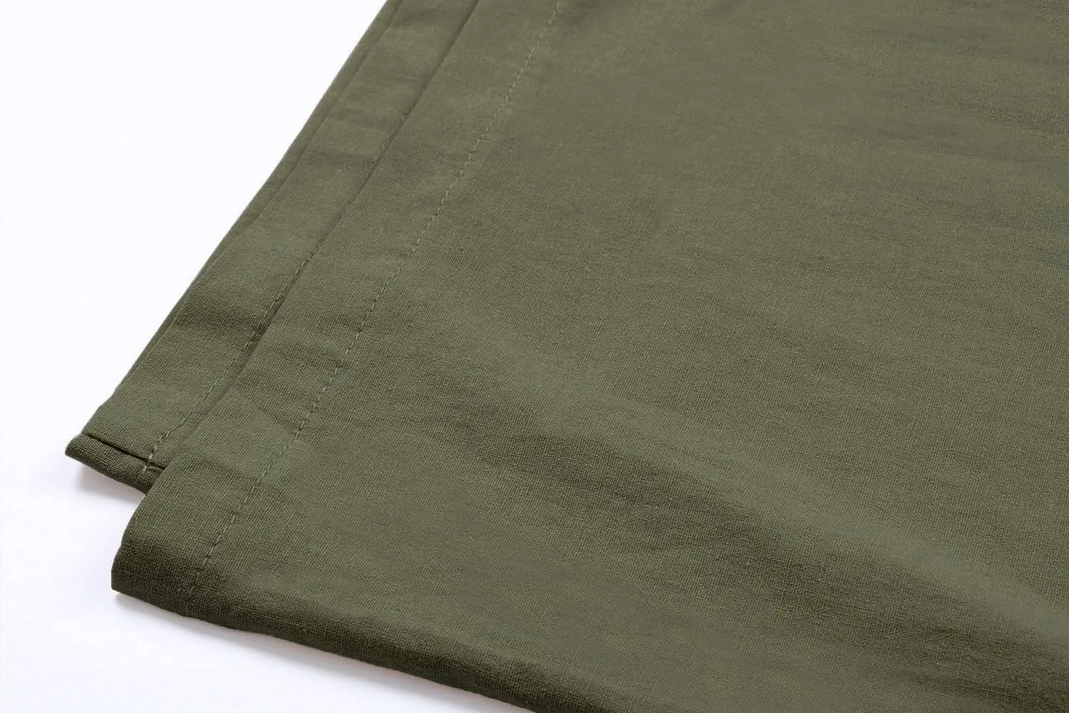 utcoco Men's Cotton Linen Beach Pants Loose Casual Drawstring Wasit Slacks with Pocket