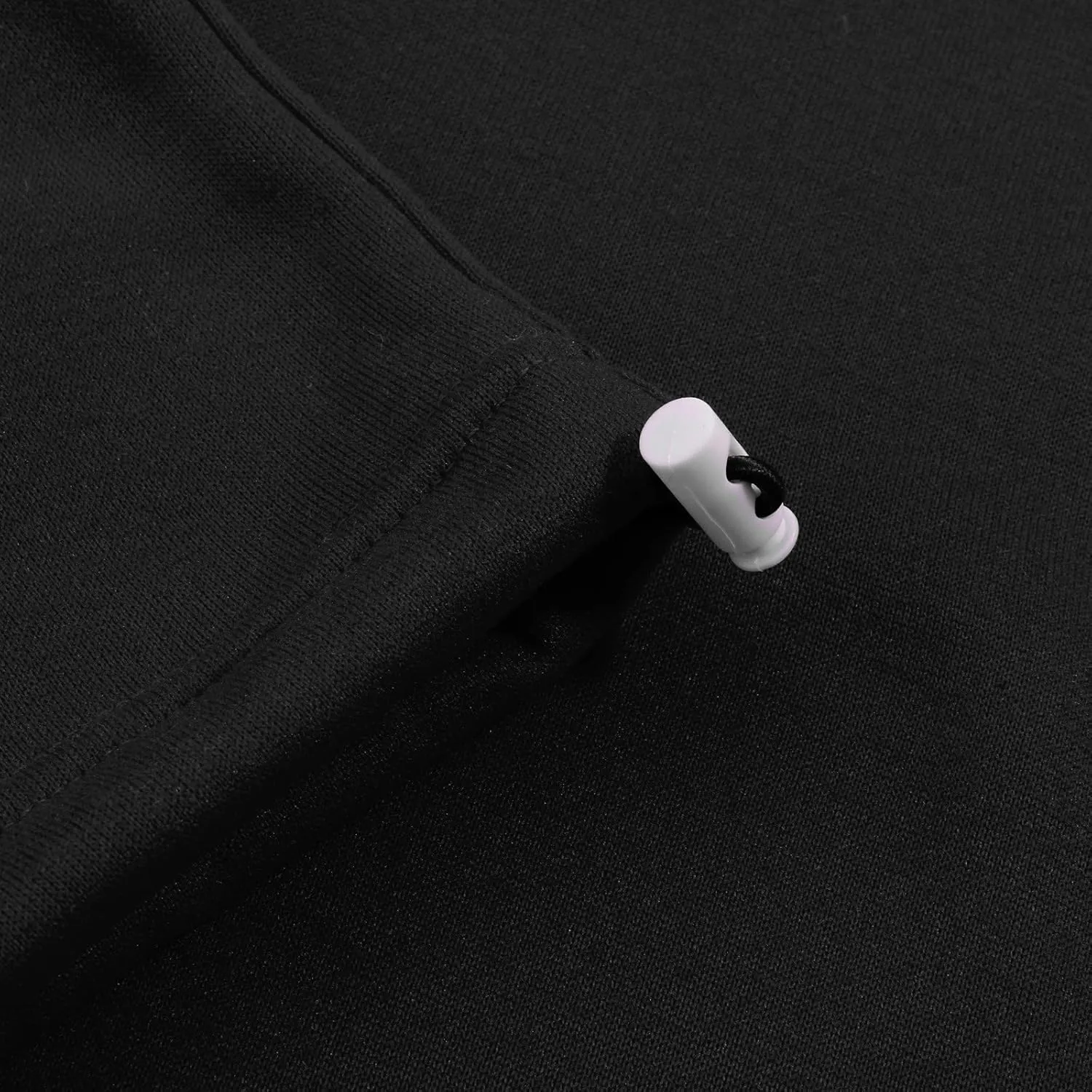 Vickyleb Cargo Pants for Men Black, Men's Fleece Running Sweatpants Athletic Warm Slim Fit Baggy Stretch Pant