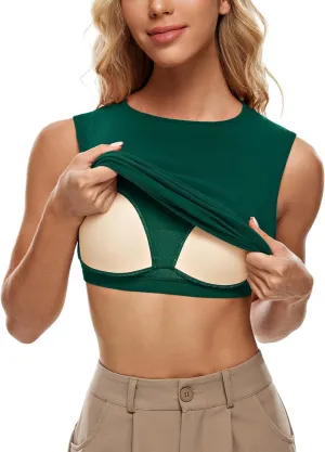 Wingslove Tank Top with Built in Bra for Women Shelf Bra Workout Tank Top