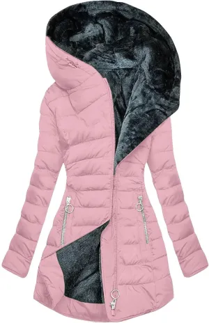 Winter Coats for Women with Hood Fleece Lined Thicken Puffer Coat Sherpa Warm Jackets Trendy 2024 Outfits Clothes